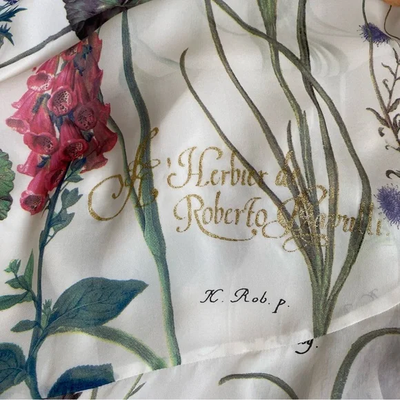 Roberto Cavalli Silk Floral Skirt - Picture 10 of 14